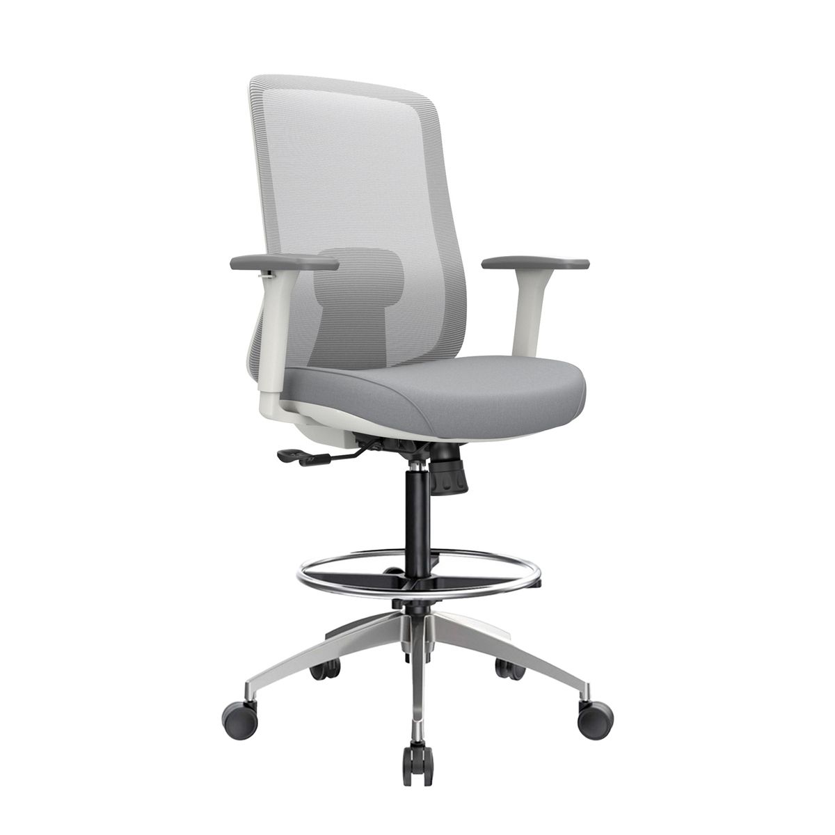 Silla Milano Cajero Ergonómica Ba Ac Gris Ofideas, marca OFIDEAS - Foto Principal