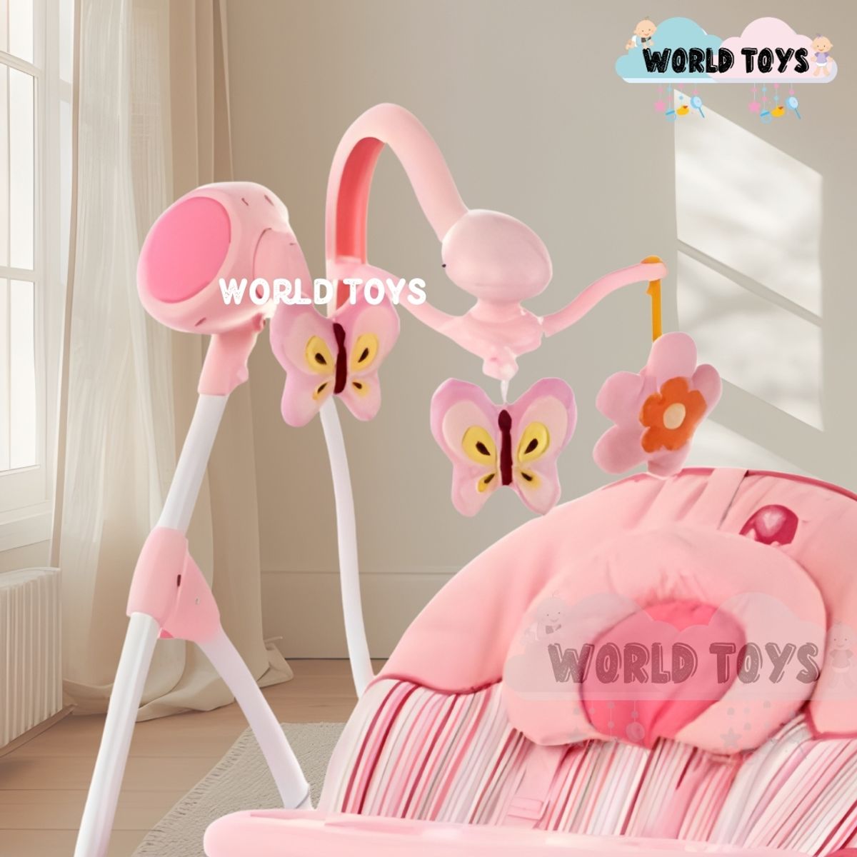 BABY - Silla Mecedora Didáctica «PRETTY CHAIR» Edición Limitada Pink