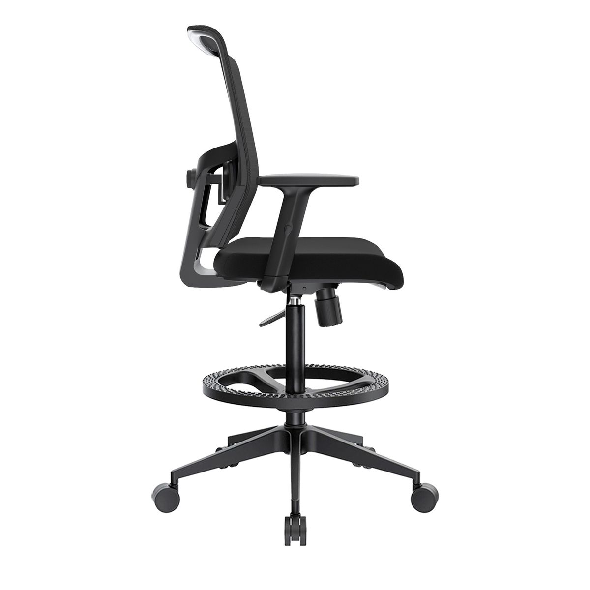 OFIDEAS - Silla Delphi I Cajero Ergonómica Bn An Negro Ofideas