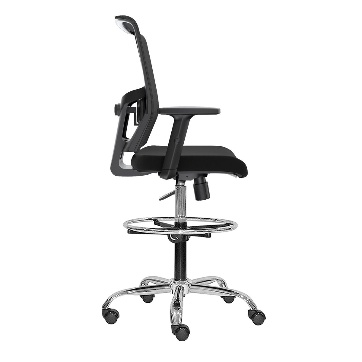 OFIDEAS - Silla Delphi I Cajero Ergonómica Bc Ac Negro Ofideas