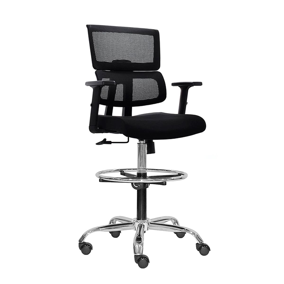 OFIDEAS - Silla Flip Cajero Bc Ac Negro Ofideas