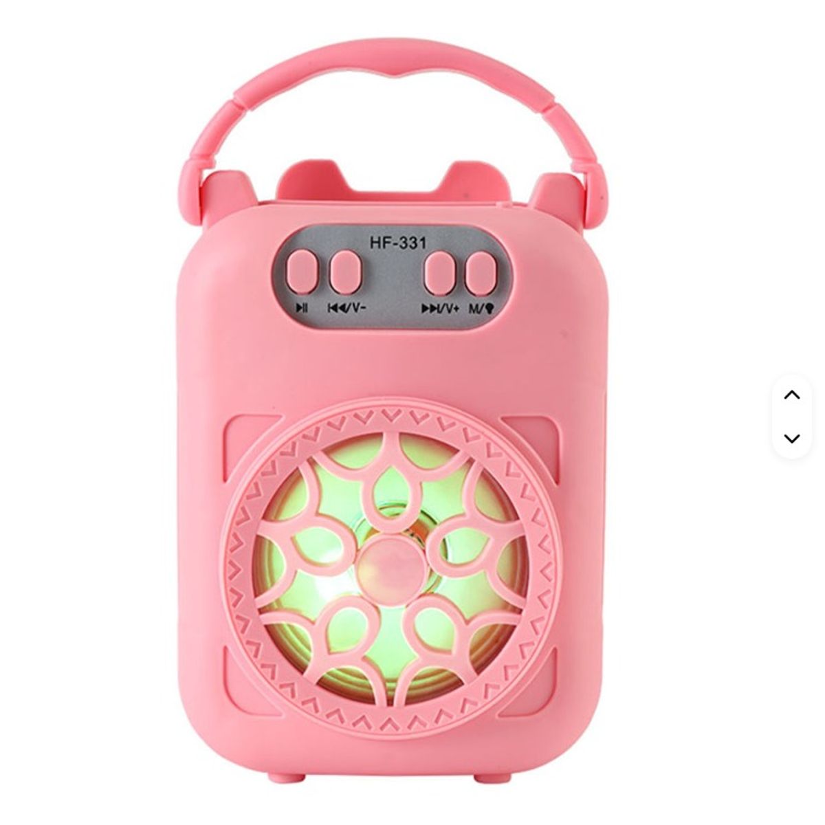 GENERICO - Mini Parlante portatil con Soporte para Celular rosado