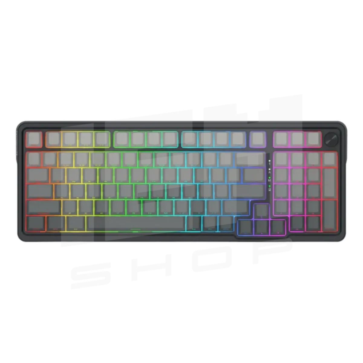 REDRAGON - Teclado Gamer Redragon Eisa Max K686SP-RGB-MAX Español Tri-modo Negro