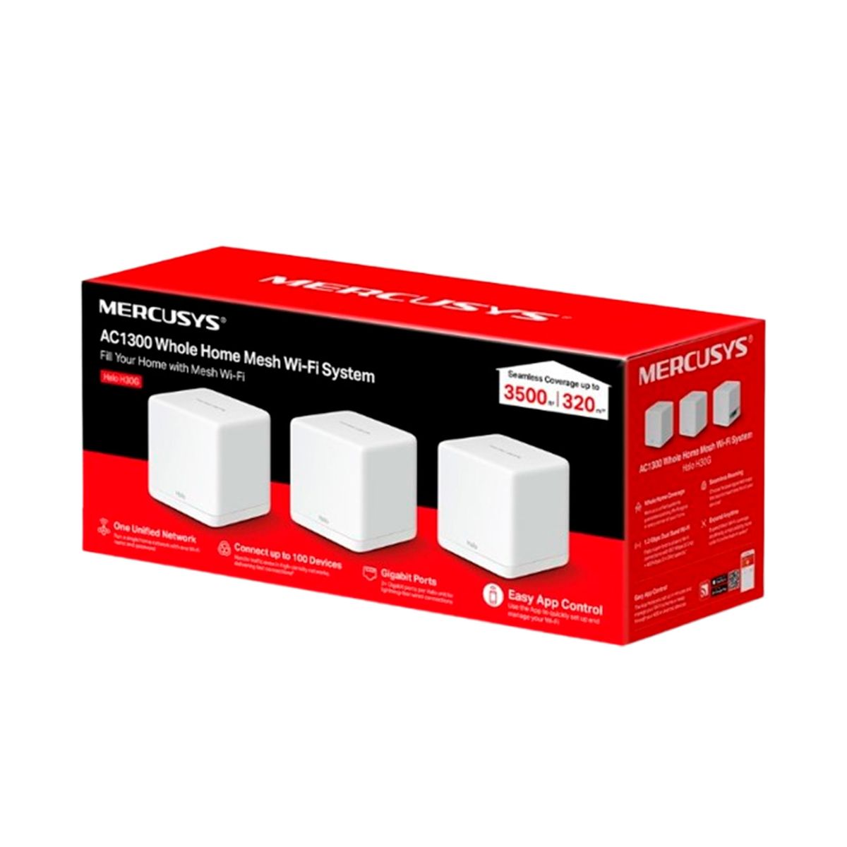 MERCUSYS - ACCESS POINT MERCUSYS HALO H30G 3PACK V1.0 P-N H30G-3PACK