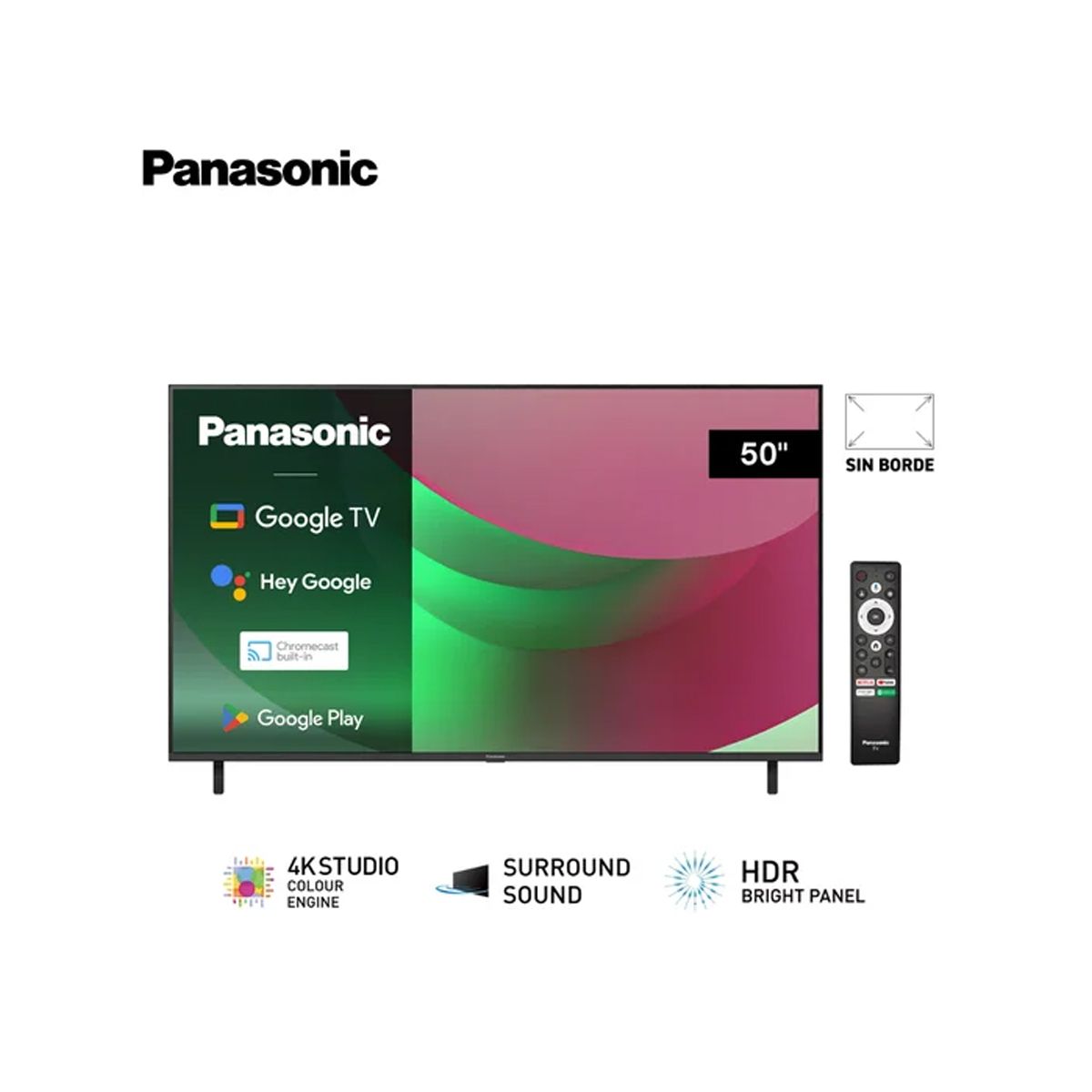 PANASONIC - Televisor Panasonic Google TV 50 LED 4K UHD - TC-50NX700P