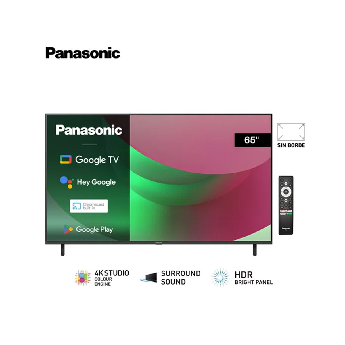 PANASONIC - Televisor Panasonic Google TV 65 LED 4K UHD - TC-65NX700P