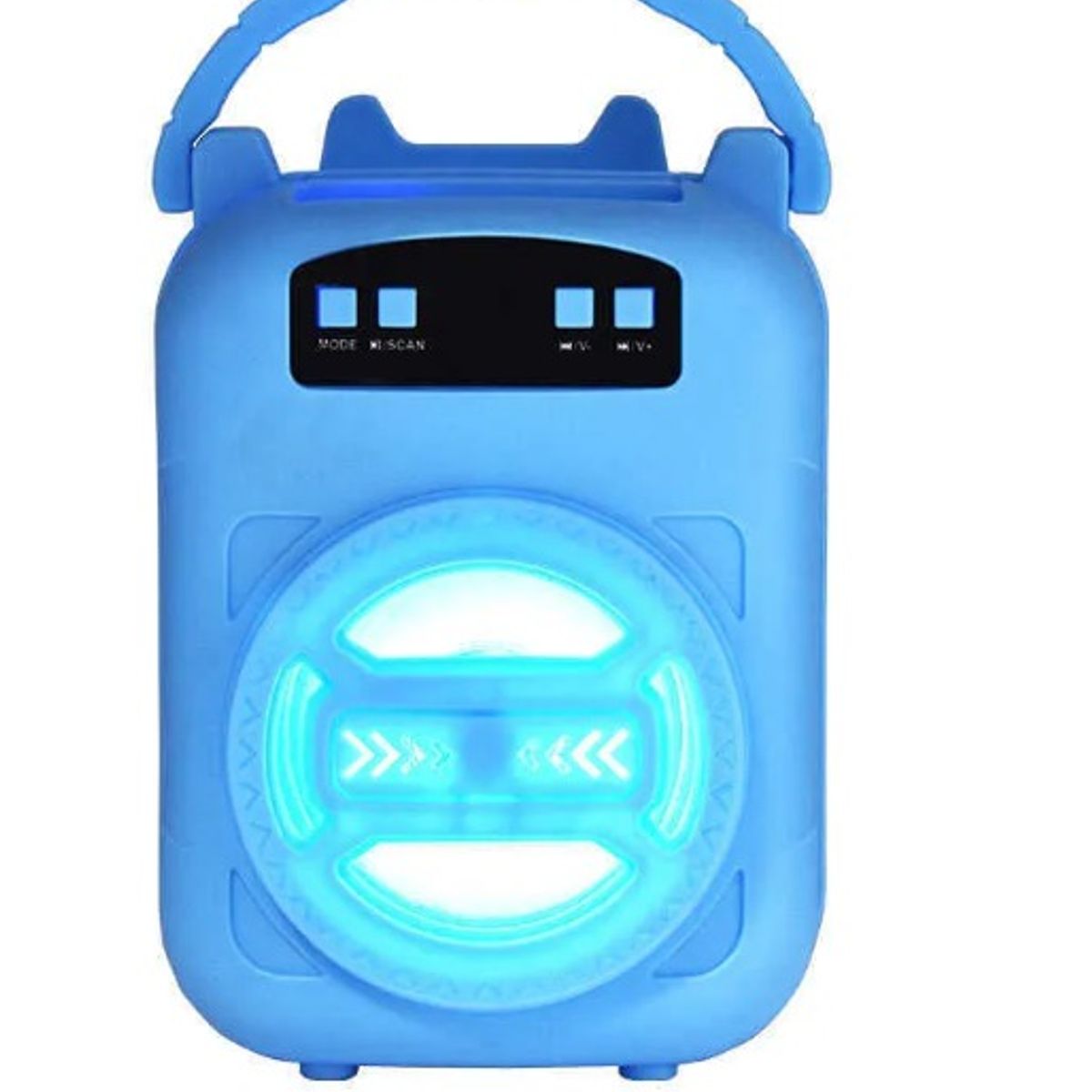 GENERICO - Altavoz portátil Bluetooth de 3 pulgadas LM-S375, inalámbrico CELESTE