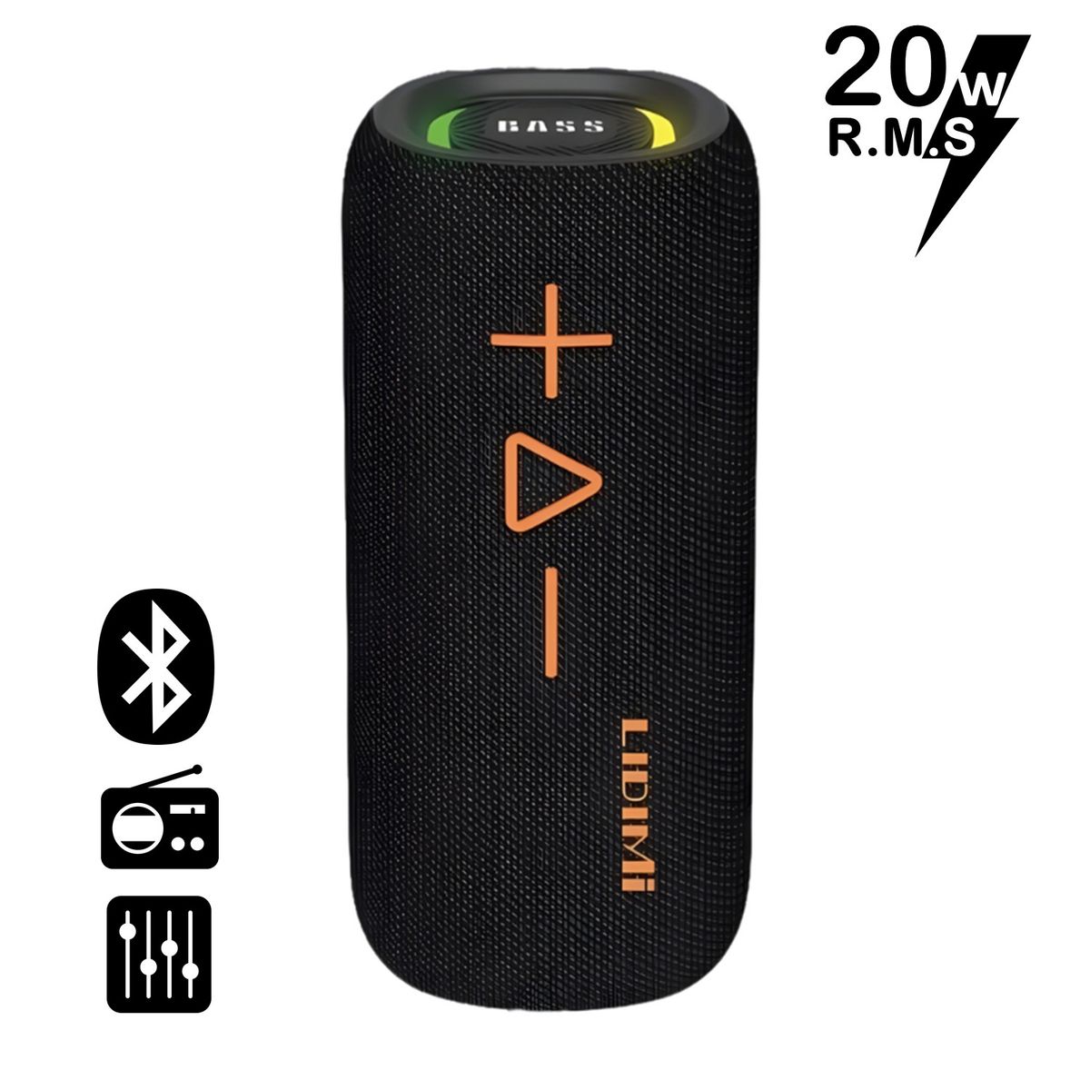 LIDIMI - Parlante Bluetooth Lidimi Ld-s859 Xbass USB TF Led