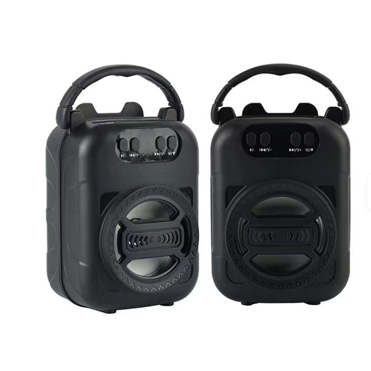 GENERICO - Altavoz portátil Bluetooth de 3 pulgadas LM-S375, inalámbrico NEGRO