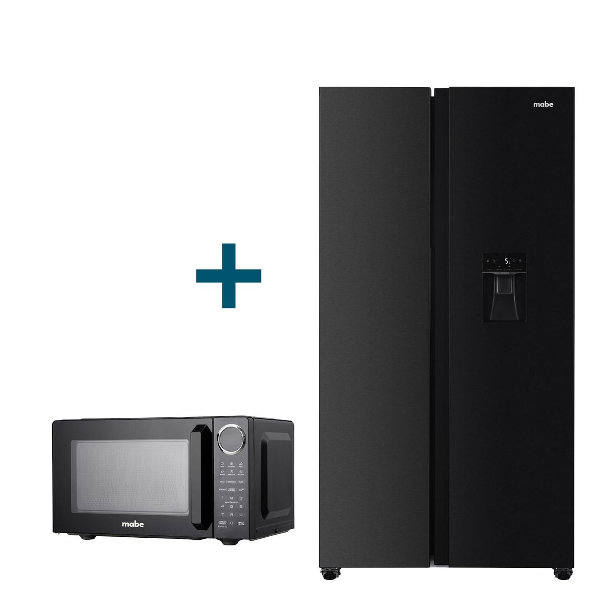 MABE - Combo Refrigeradora Side By Side 520L +Microondas 25L Mabe