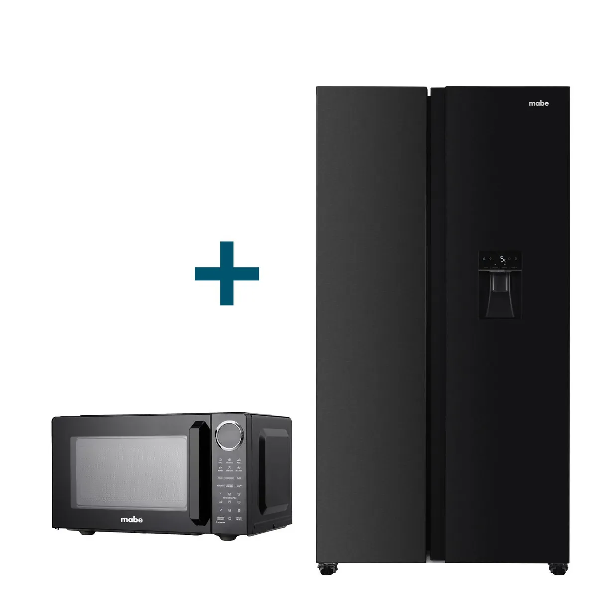 MABE - Combo Refrigeradora Side By Side 520L +Microondas 25L Mabe
