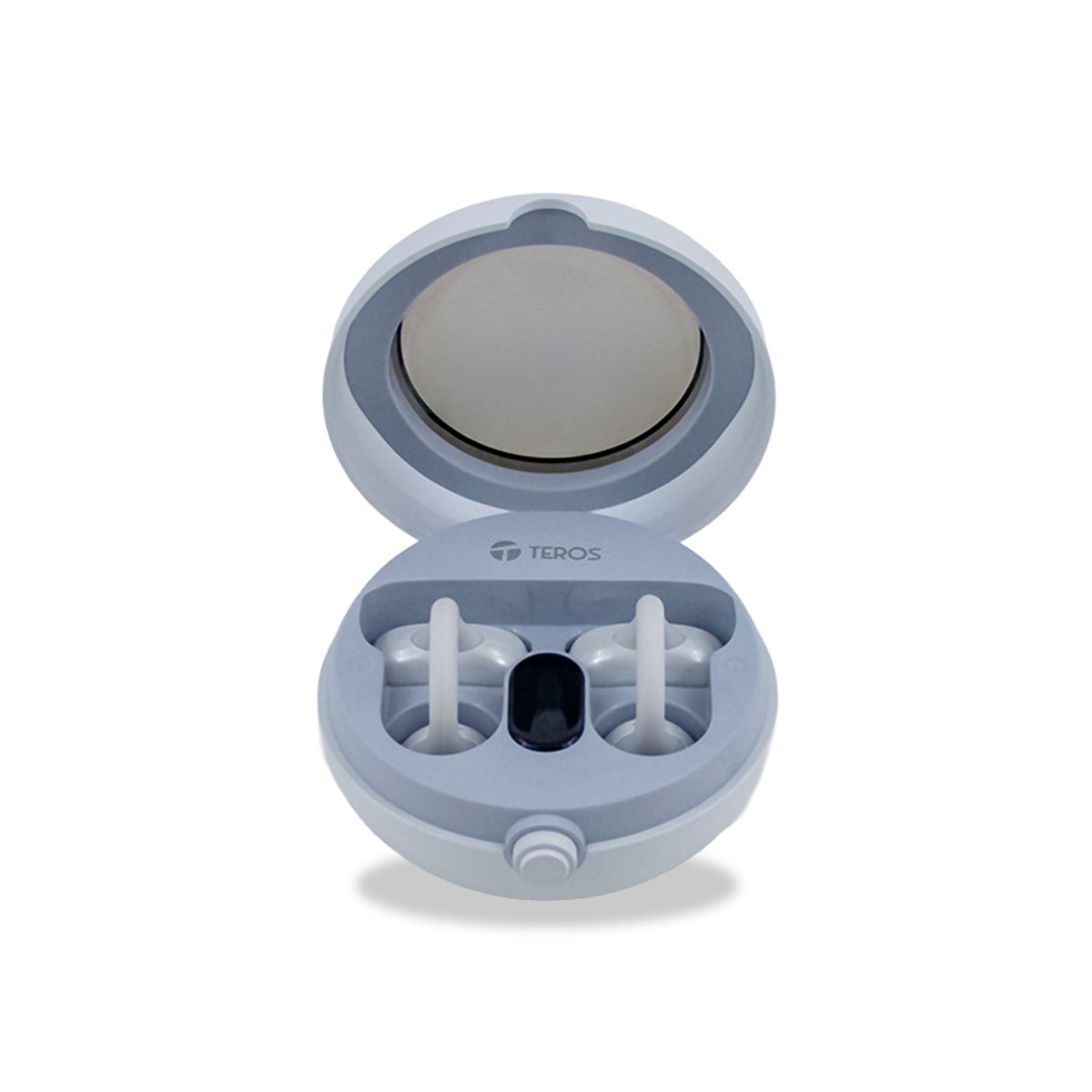 TEROS - Audífonos Inalámbricos TEROS TE-80712W, Bluetooth, Carga Tipo C, blanco Titanium