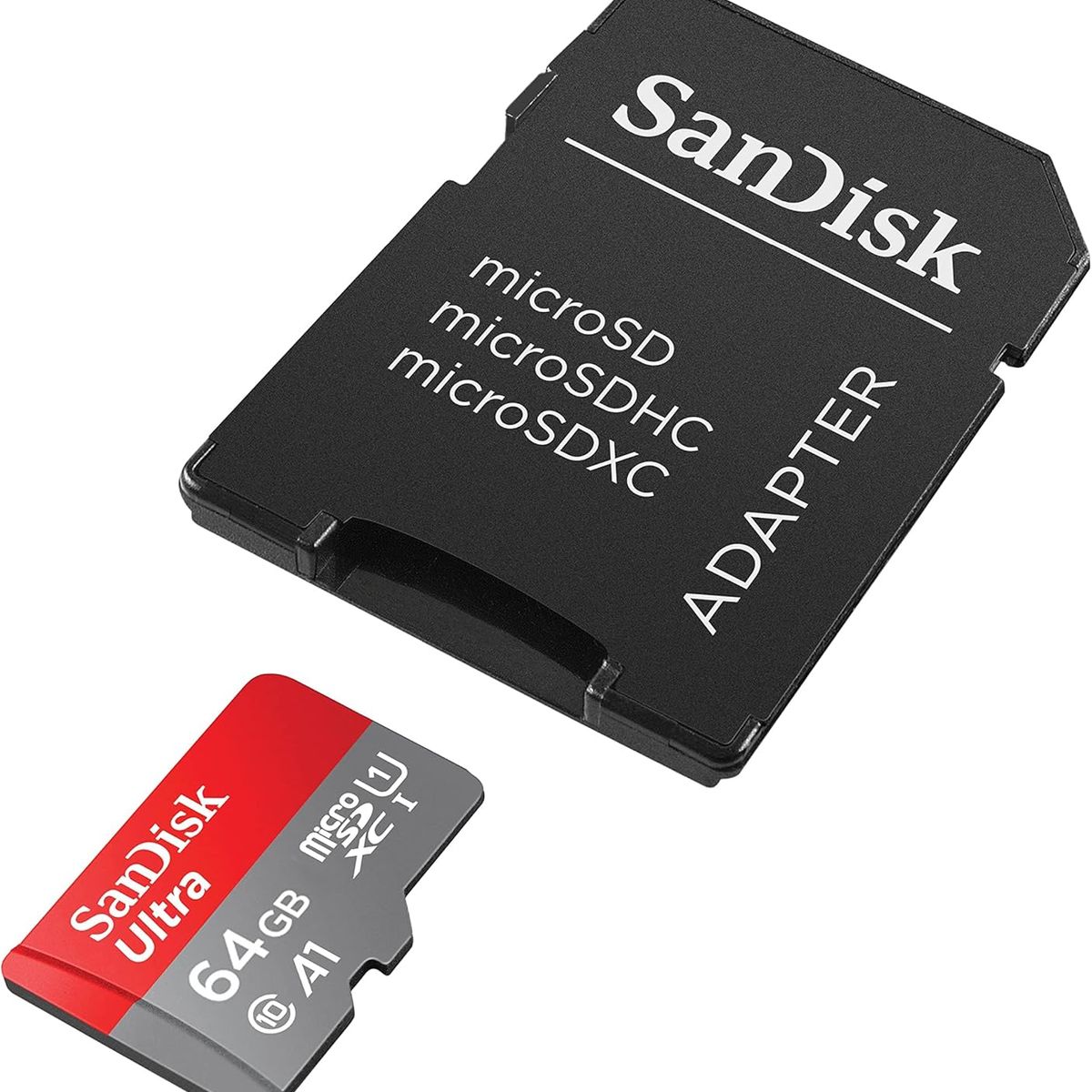 SANDISK - Tarjeta de memoria MicroSD SanDisk SDSDQAS4-064G-BP 64GB