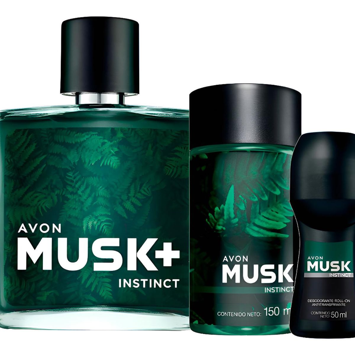 AVON - Musk Instict Fragancia De Hombre Con Refresh Y Deo Roll On