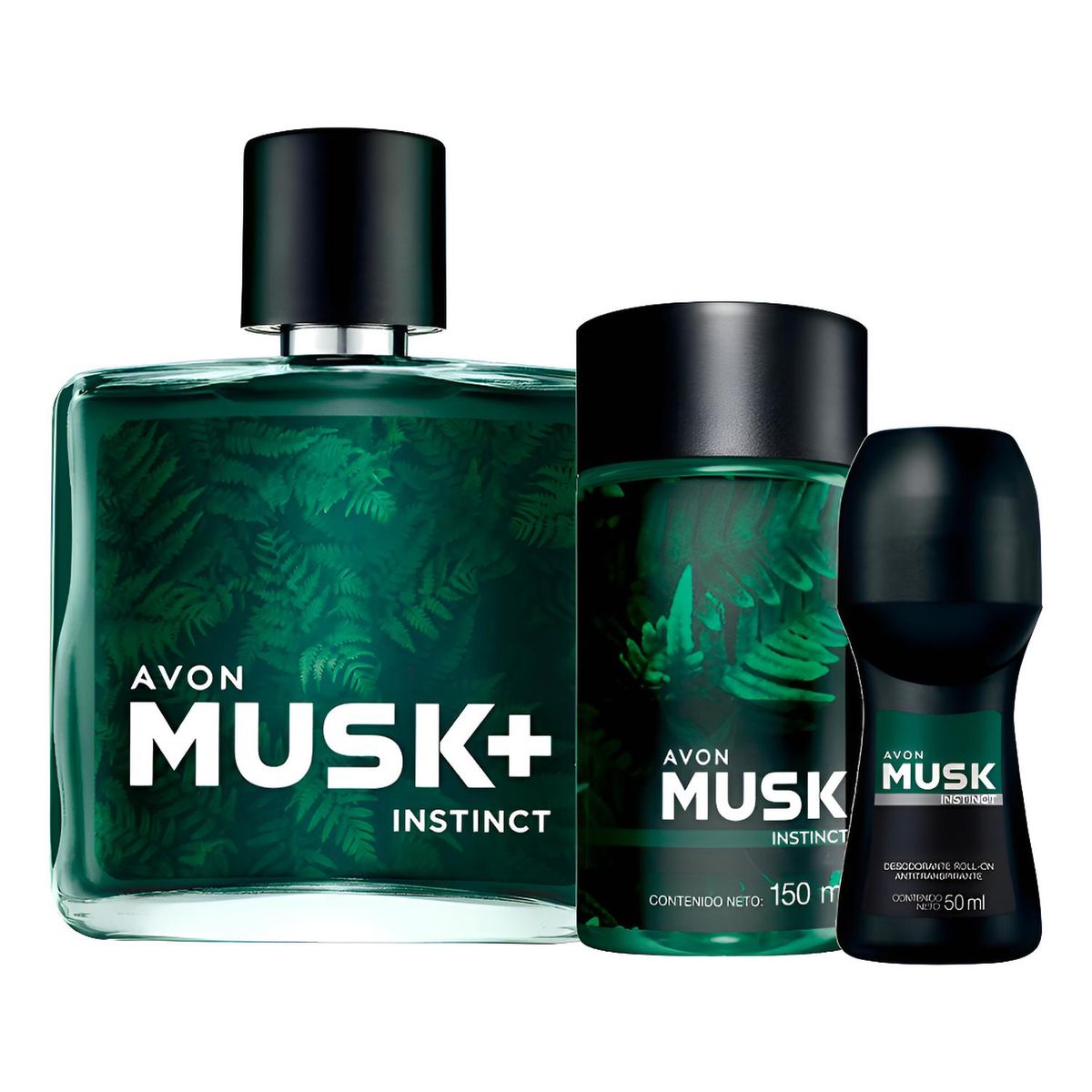 AVON - Musk Instict Fragancia De Hombre Con Refresh Y Deo Roll On