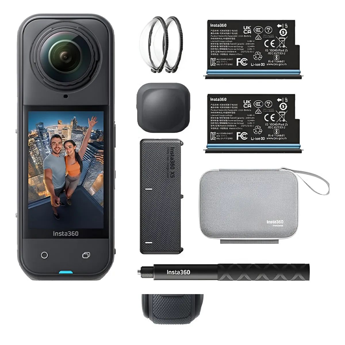 Insta360 - Insta360 X5 Essentials Bundle Camara de Accion 8K