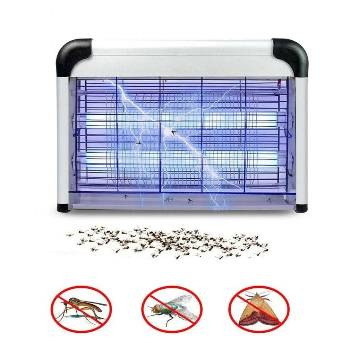 OEM - Equipo Mata Moscas Profesional con Luz UV-A - Insectocutor de Aluminio para Hogar