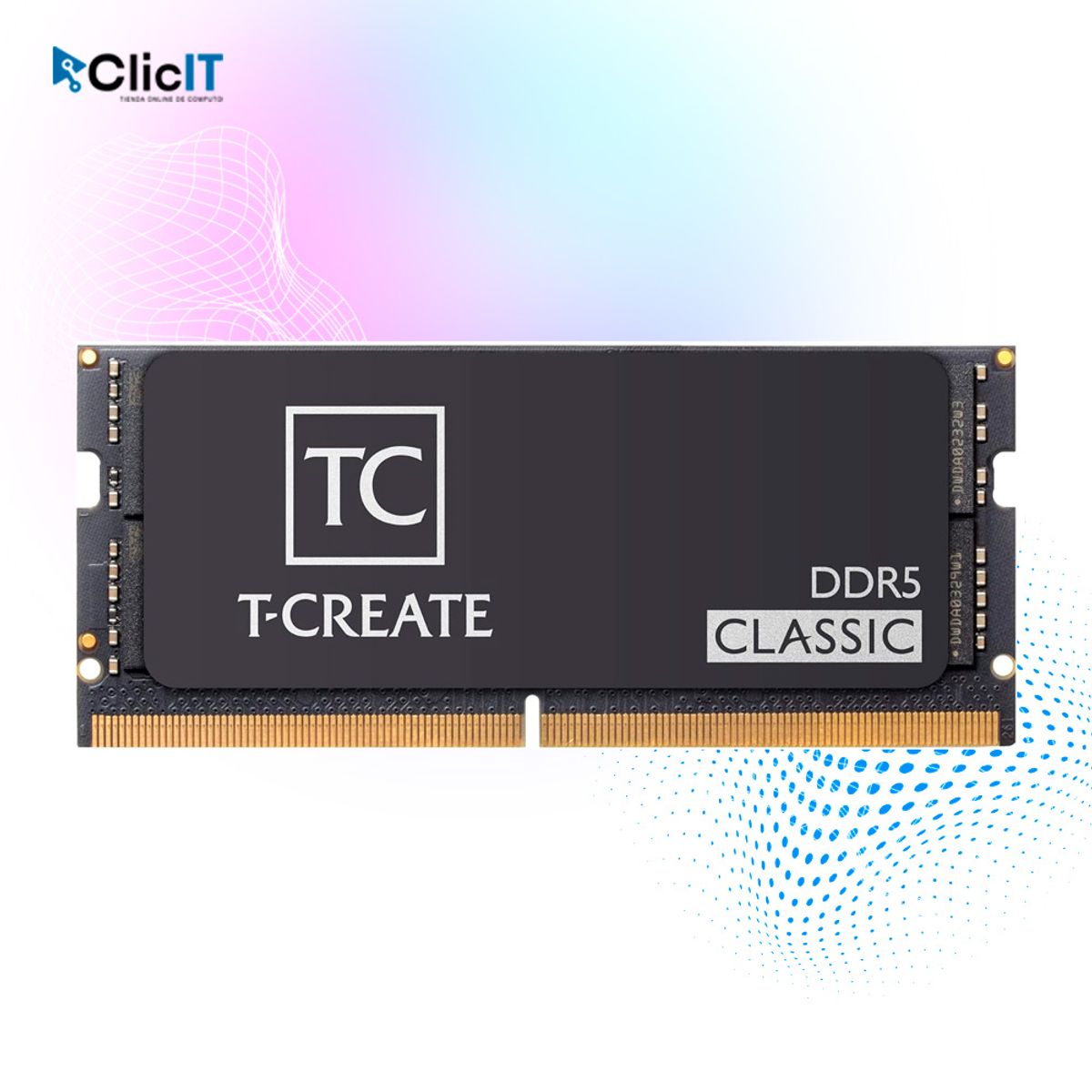 TEAM GROUP - MEMORIA RAM LAPTOP TEAMGROUP  Classic 16GB DDR5-5600MHz PN CTCCD516G5600HC46A-S01