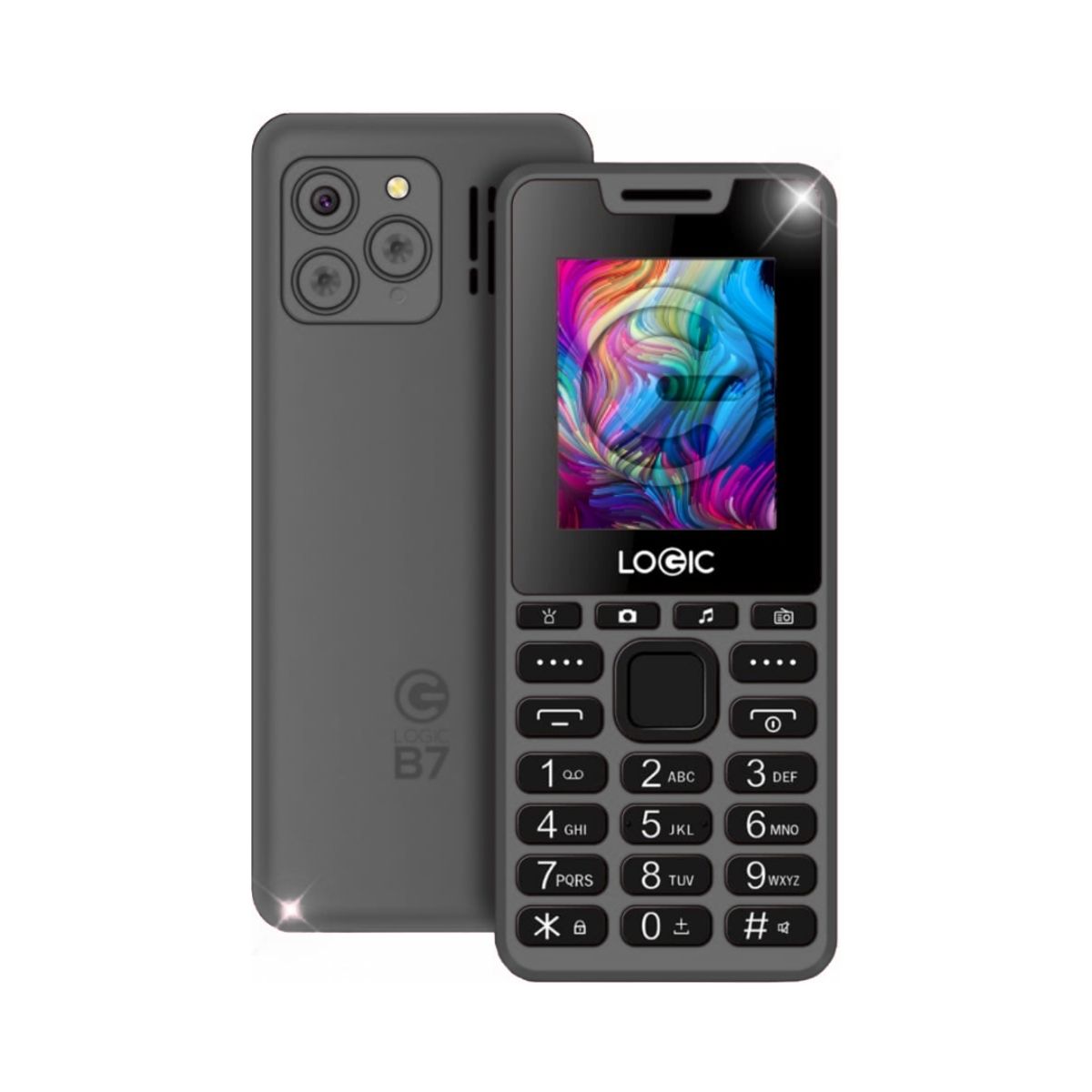 LOGIC - CELULAR BASICO LOGIC B7 2G DUAL SIM - NEGRO