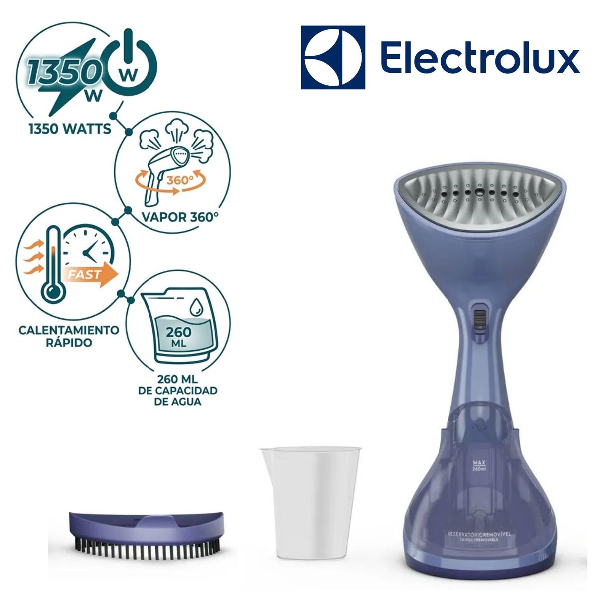 Electrolux - Vaporizador de Ropa Portátil Electrolux Efficient EPS10