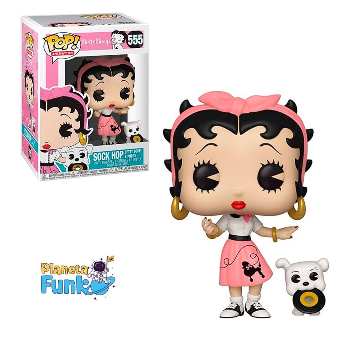 FUNKO - BETTY BOOP Y PUDGY SOCK HOP 555