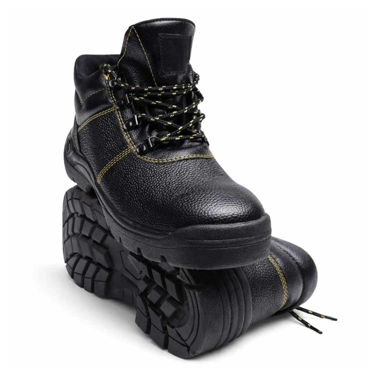 Zapatos de seguridad industrial punta acero 100% cuero, marca GENERICO - Foto Principal