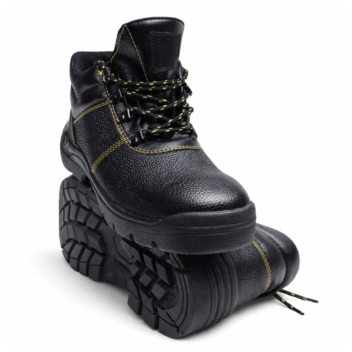 Zapatos de seguridad industrial punta acero 100% cuero, marca GENERICO - Foto Principal