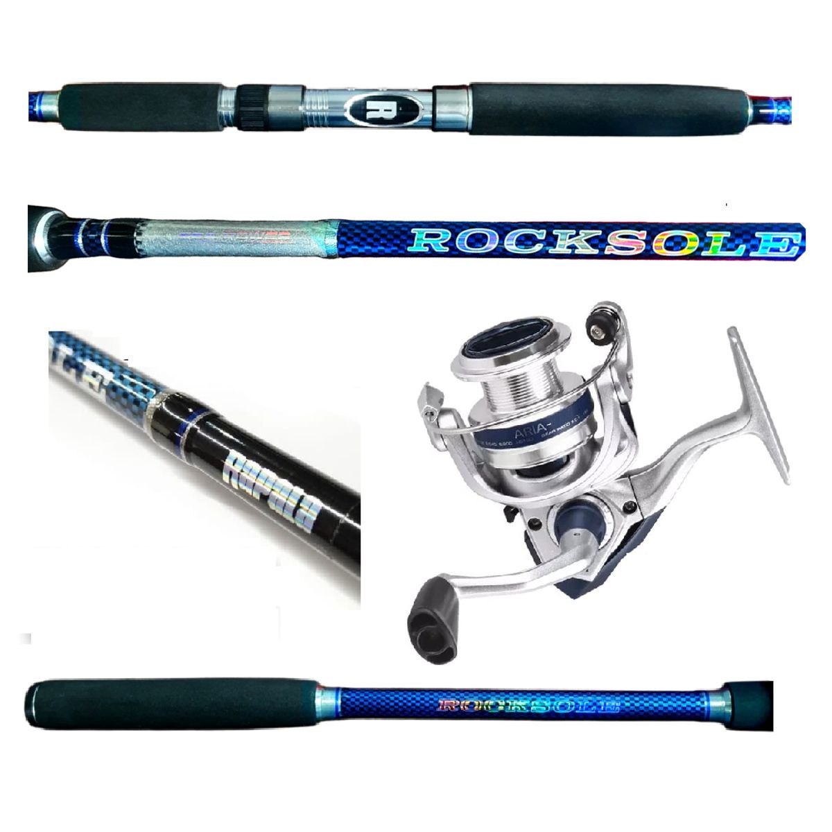 RAPALA - EQUIPO DE PESCA SPINNING CAÑA 2.70 M RAPALA Y CARRETE 4000 OKUMA