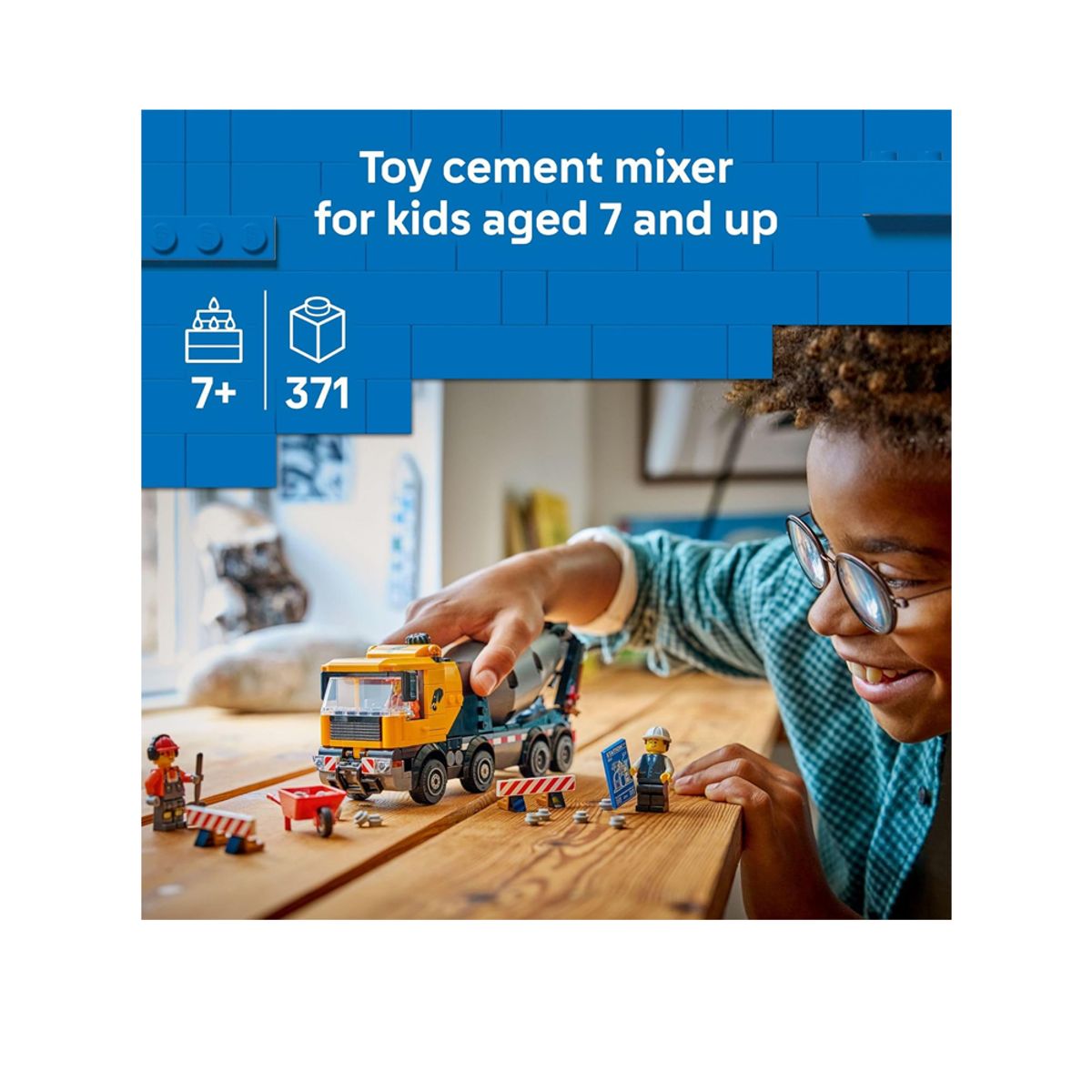 LEGO - LEGO City Cement Mixer Truck Buildin 60478