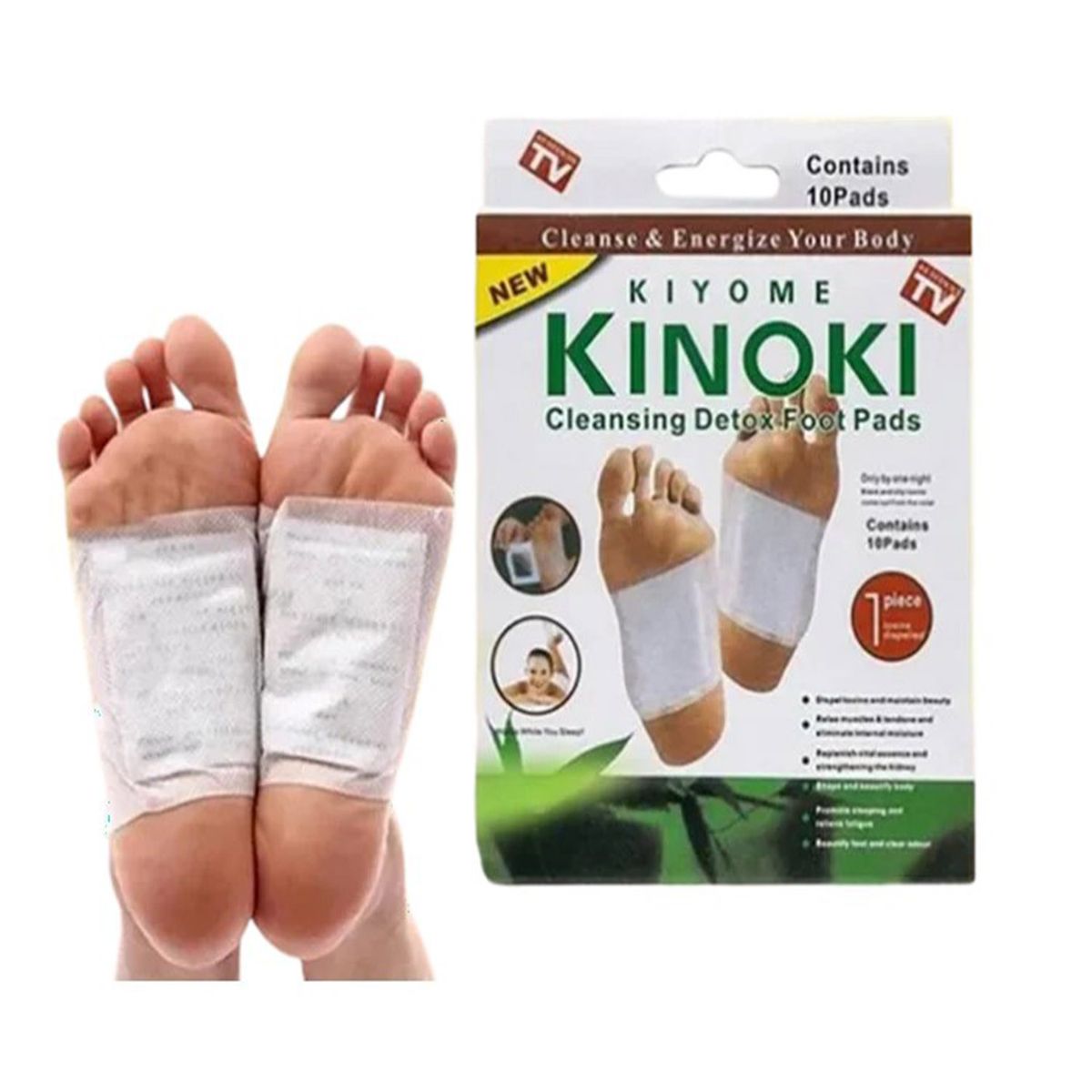 GENERICO - 100 Parches KINOKI Desintoxicante Original 10 cajas