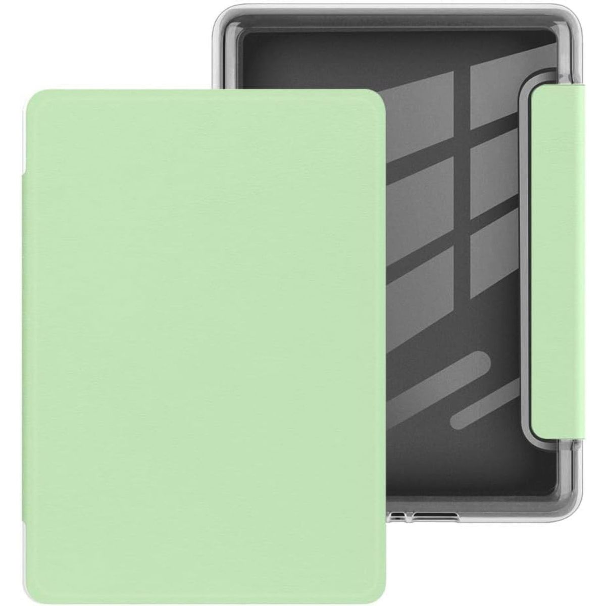 GENERICO - Funda case Semitrasparente para Amazon Kindle 11 GEN 6 2022-2024 6PULG Verde