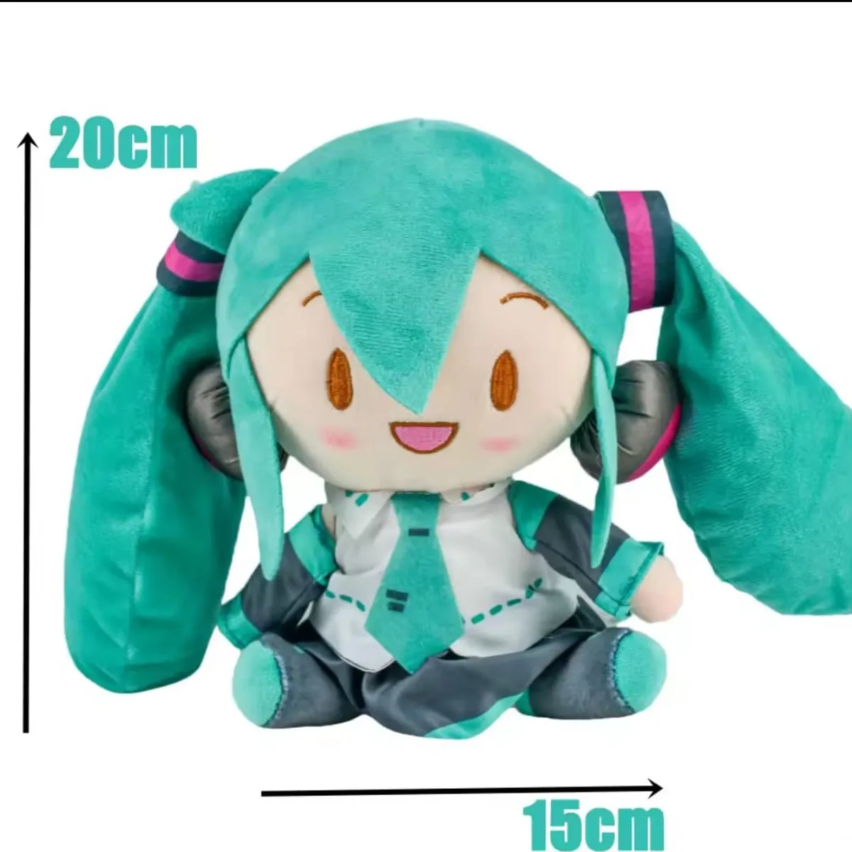 Peluche Miku  Personaje Vocaloid  Peluche Suave Coleccionable, marca GENERICO - Foto 2