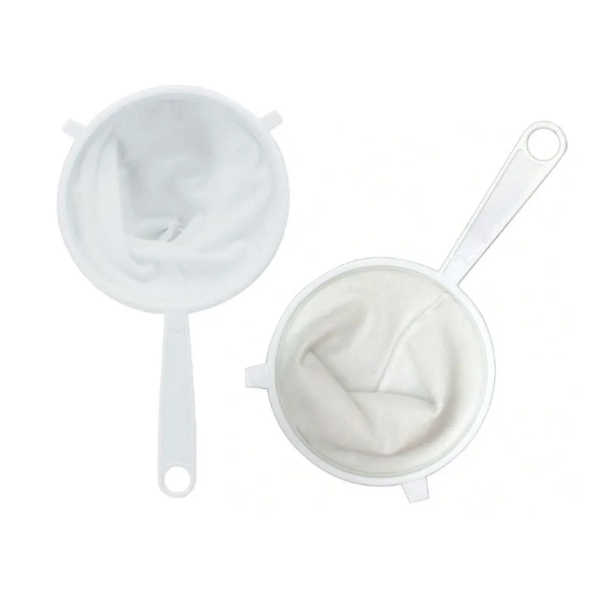 GENERICO - Colador De Tela Color Blanco 22 CM Franela De Tela Blanca  X 1 UND