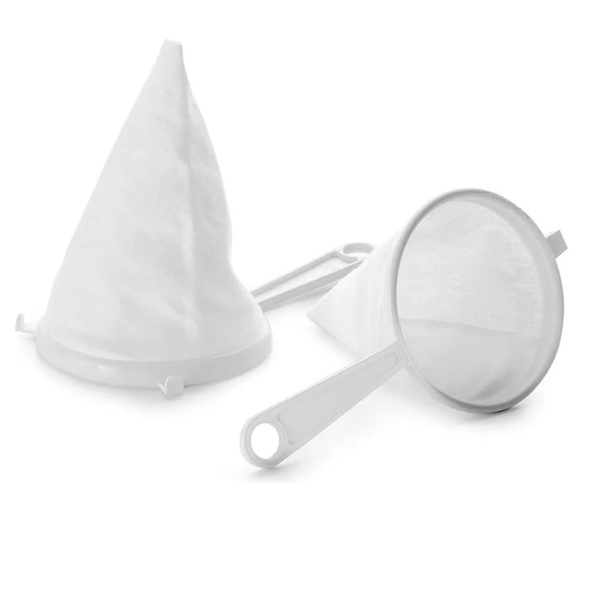 GENERICO - Colador De Café Filtro De Tela 2 UND Ultrafino De Cocina 22 CM