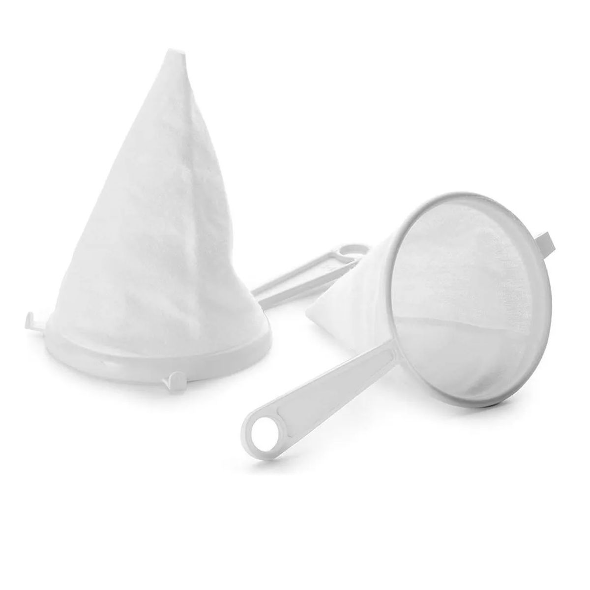 GENERICO - Colador De Café Filtro De Tela 2 UND Ultrafino De Cocina 22 CM