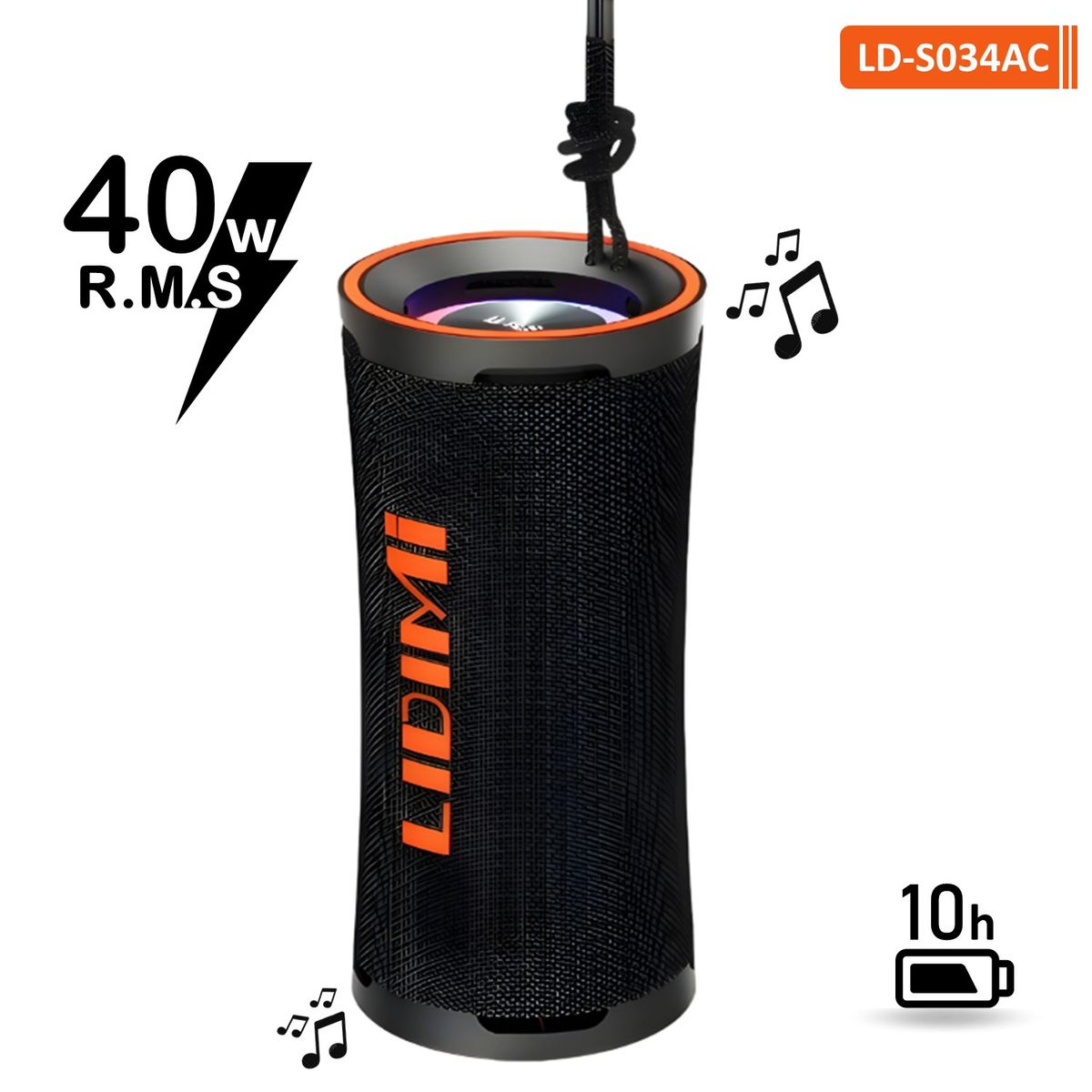 LIDIMI - Parlante Lidimi LD-S034AC 40W 220V Xbass USB Bluetooth
