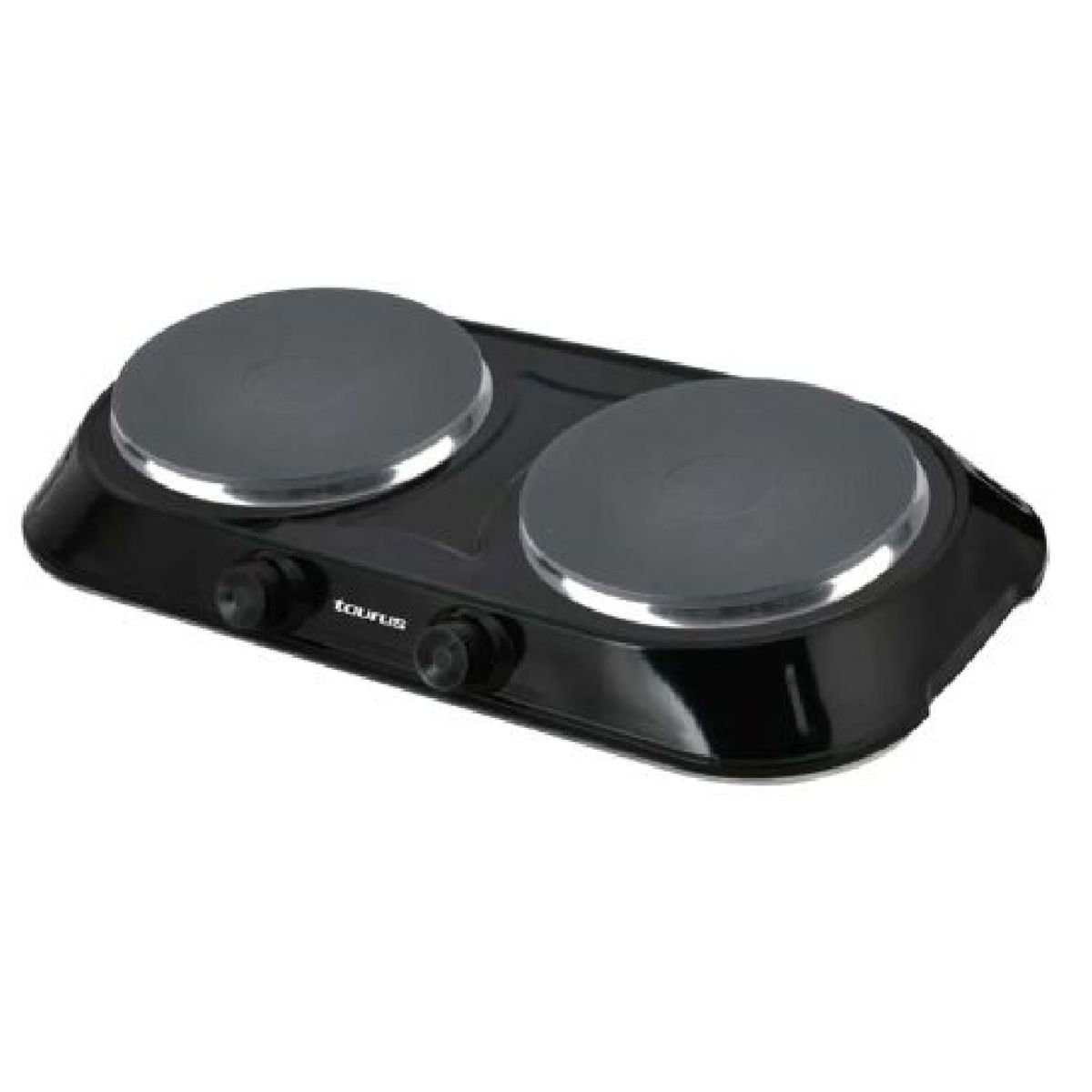 TAURUS - Cocina Eléctrica Portátil Taurus Fenix Duo de 2 Hornillas con Control de Temperatura Independiente