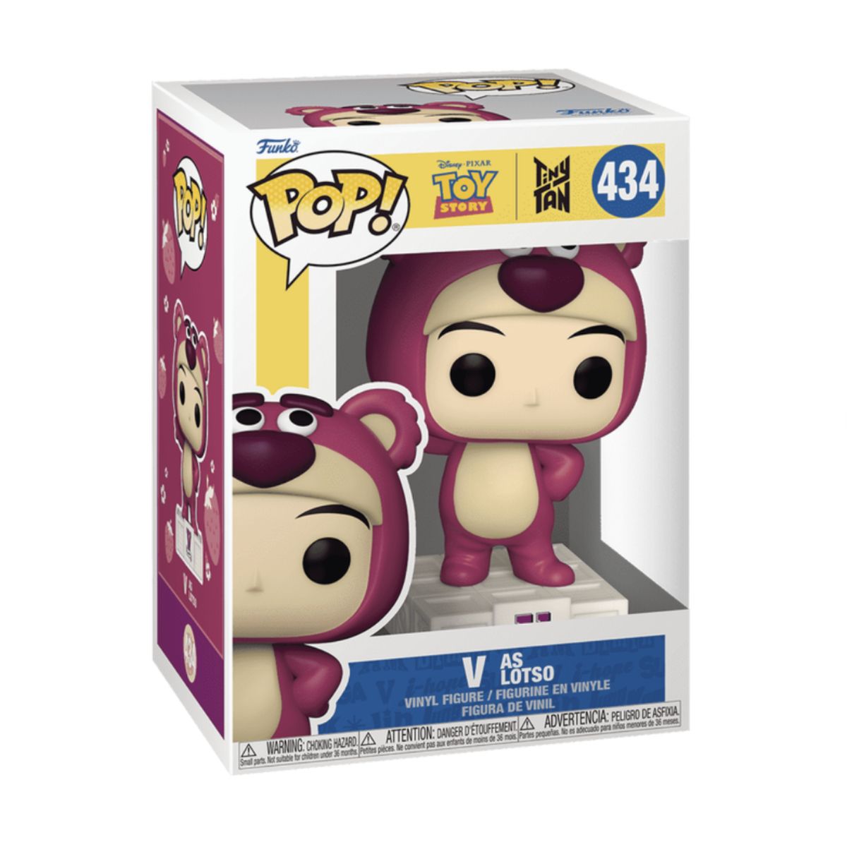 V como Lotso Funko Pop 434 BTS y Toy Story, marca FUNKO - Foto 2
