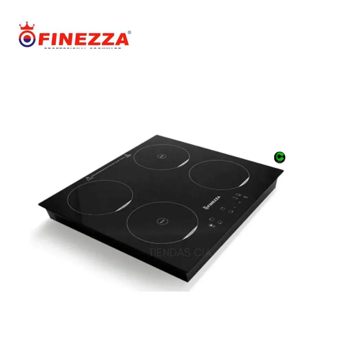 FINEZZA - Cocina de Inducción Empotrable Finezza FZ-318IN4 de 4 Hornillas con Panel Digital
