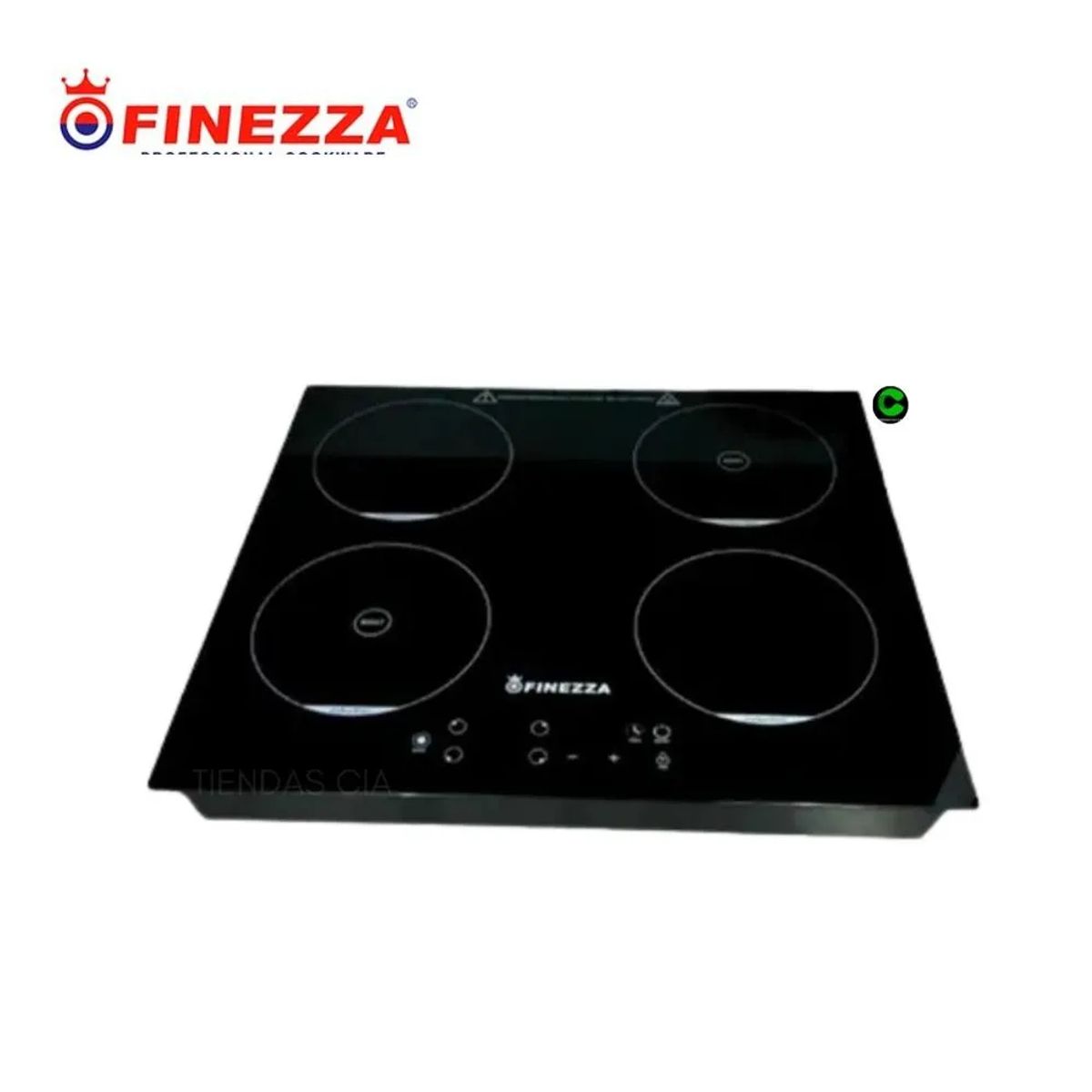 FINEZZA - Cocina de Inducción Empotrable Finezza FZ-318IN4 de 4 Hornillas con Panel Digital