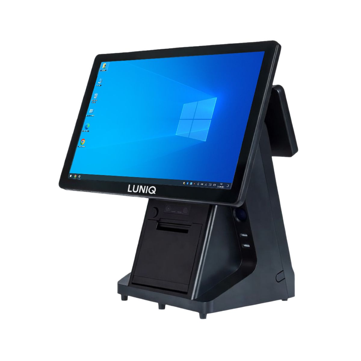 GENERICO - All in One POS 15.6 + Pantalla cliente 8.6 + Impresora 80mm Integrada  Core i5  8GB RAM  256GB SSD  Pantalla Táctil