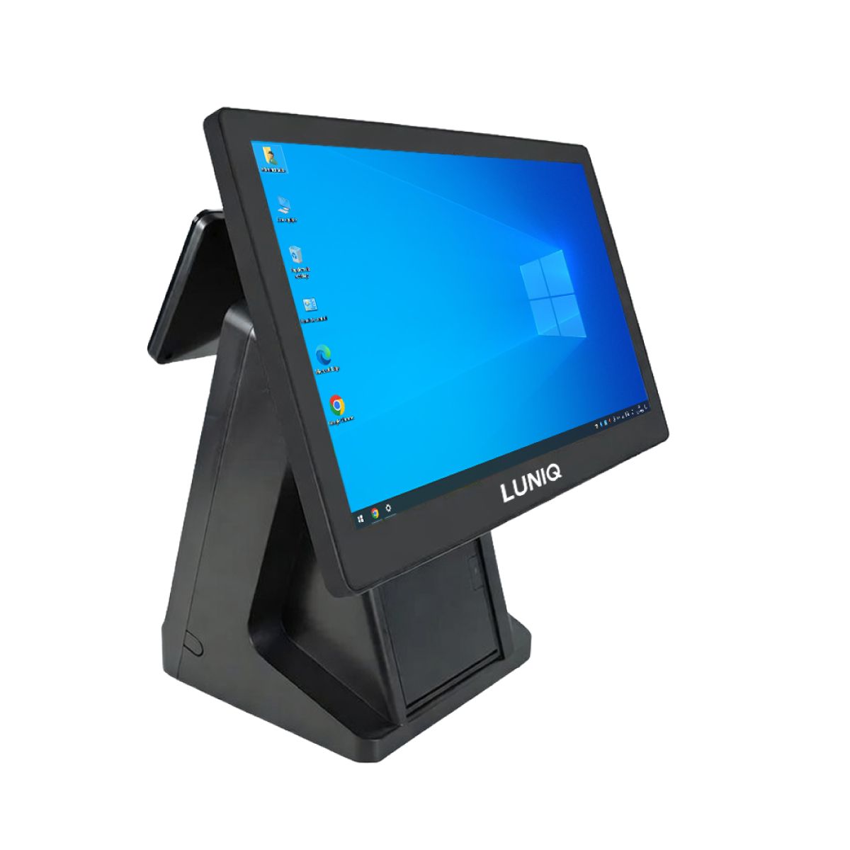 GENERICO - All in One POS 15.6 + Pantalla cliente 8.6 + Impresora 80mm Integrada  Core i5  8GB RAM  256GB SSD  Pantalla Táctil