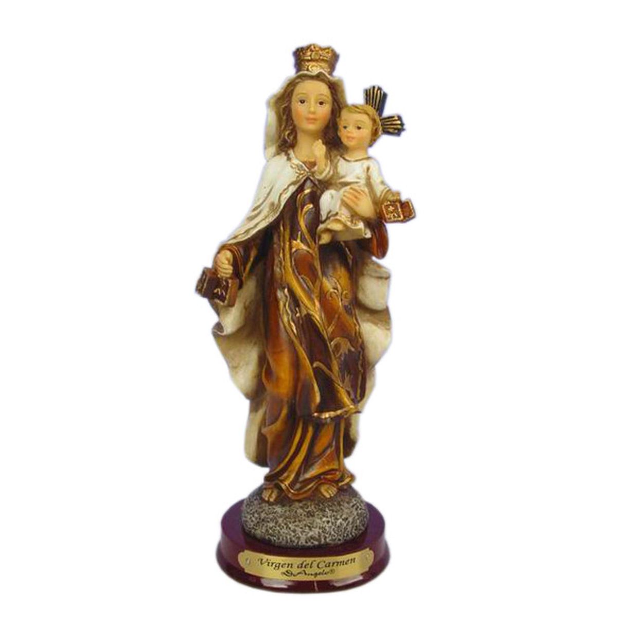 FIGURA VIRGEN DEL CARMEN 21cm 556-33024, marca DI ANGELO - Foto Principal