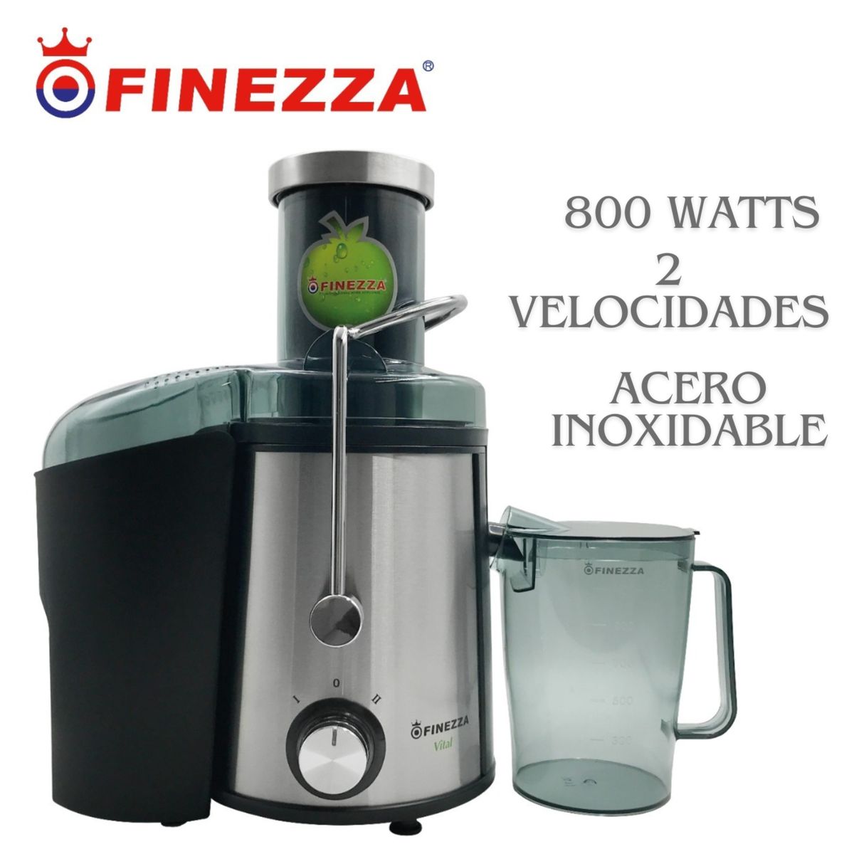 FINEZZA - Extractor FINEZZA de 800 W 1.1 lts. FZ-A6240EX