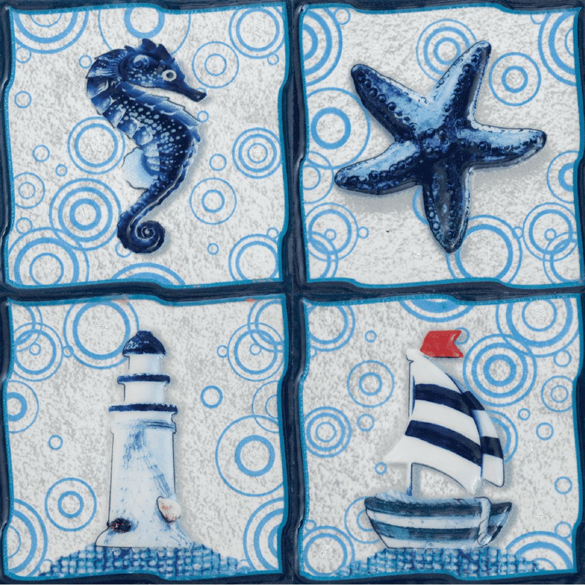 KANTU - 3 PACKS DE TACO PLAYA POR 4 DISEÑOS DIFERENTES  9.6x9.6CM C/U
