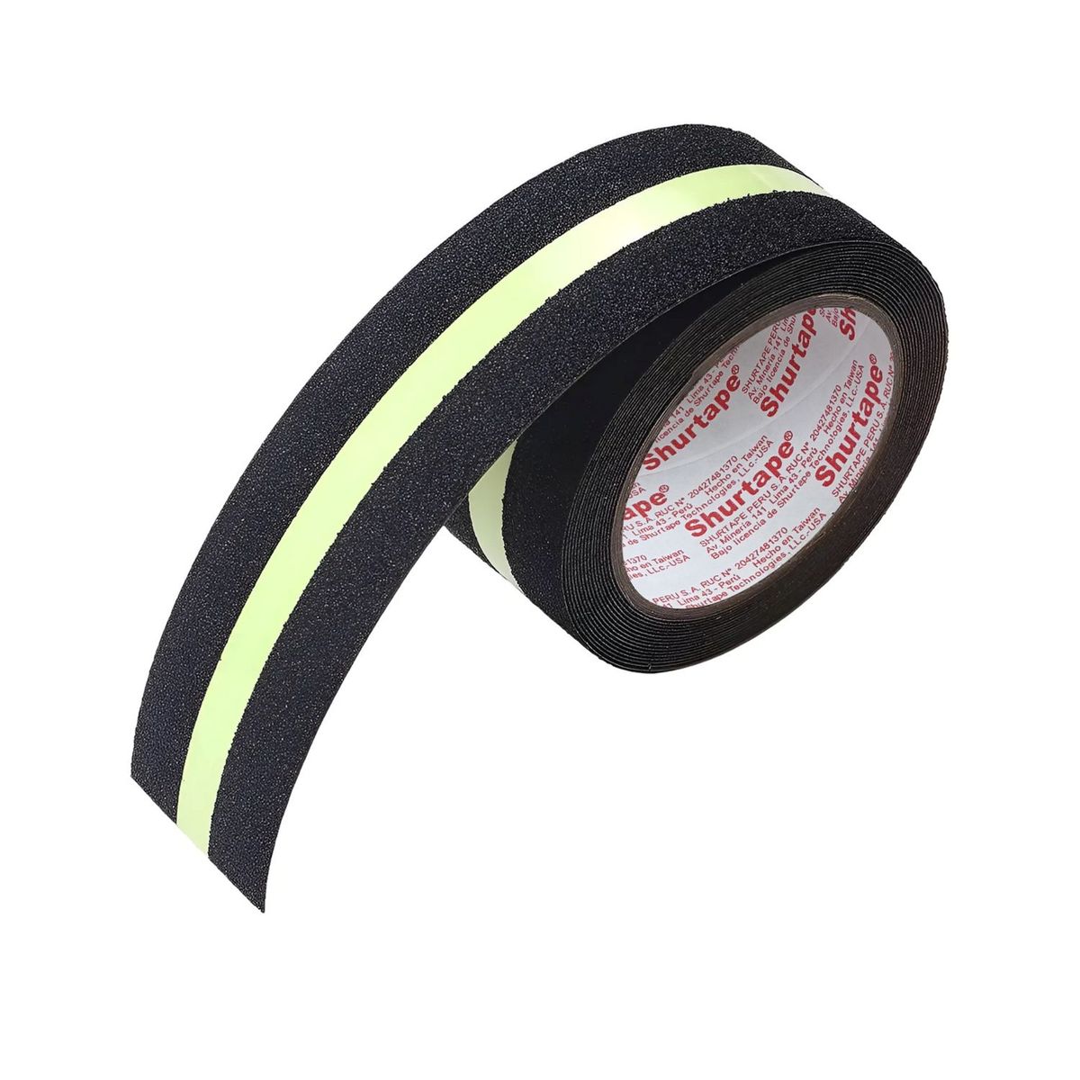SHURTAPE - Cinta Antideslizante Fotoluminiscente Extra Resistente 2x5yd