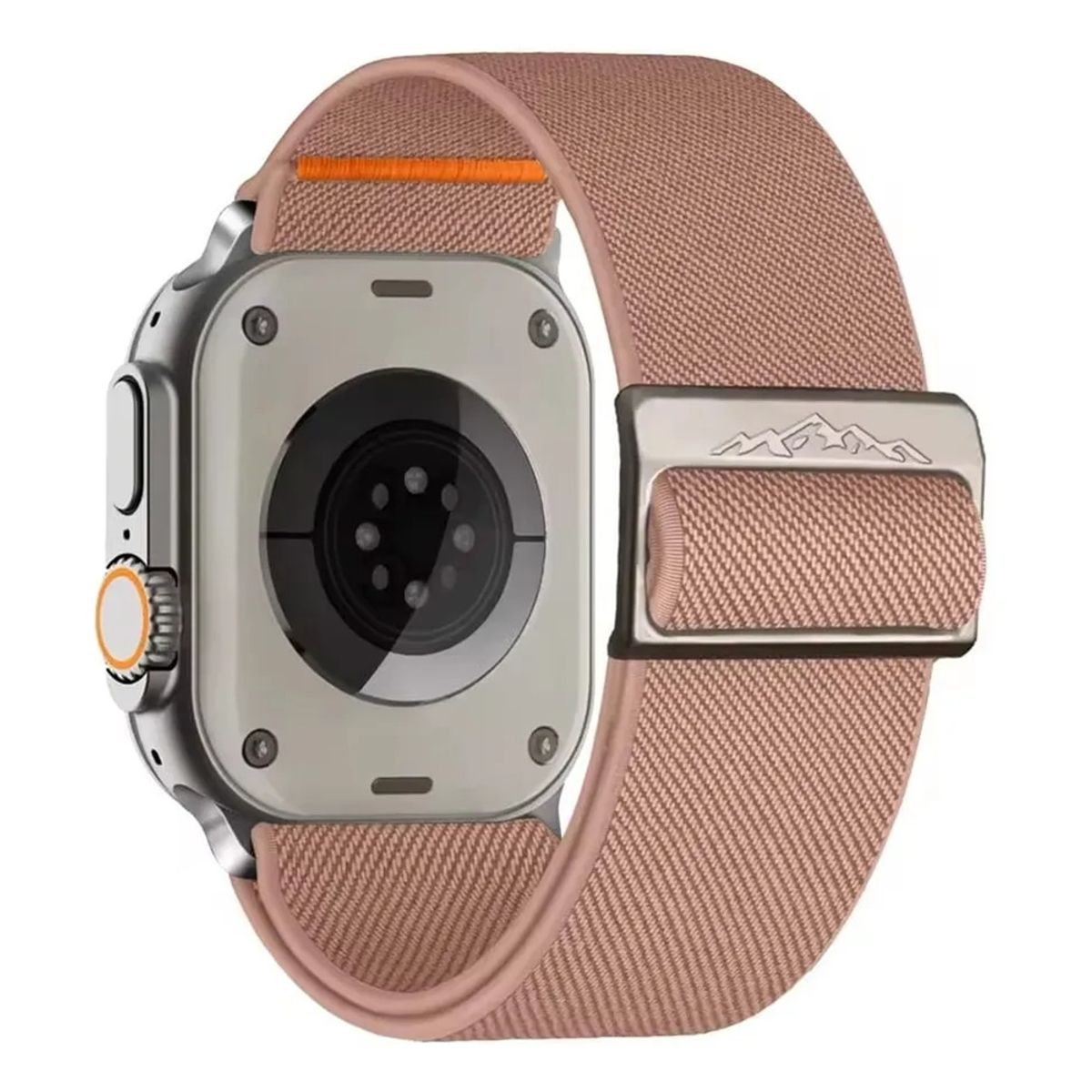 GENERICO - Correa de Nylon Para Apple Watch Serie 38-40-41-42 mm Nude