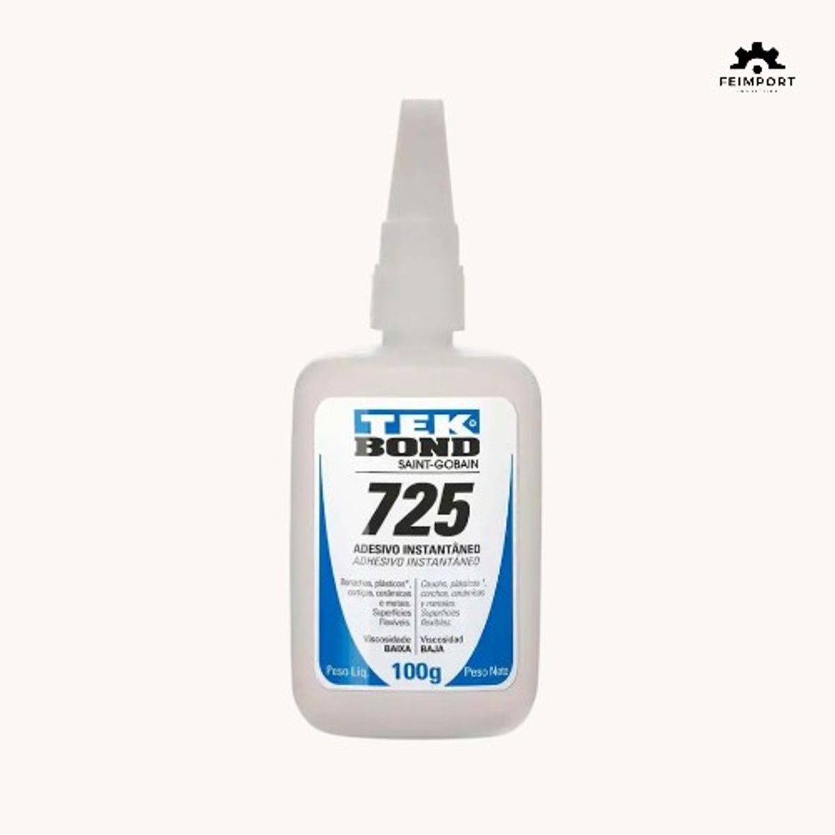 TEKBOND - Adhesivo instantáneo 725 100gr Tekbond
