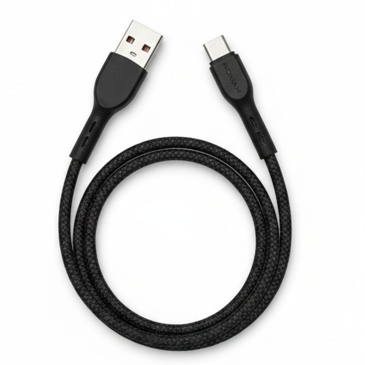 ROMAX - CABLE 6A TIPO USB-A  A USB-C 66W 1 MTS