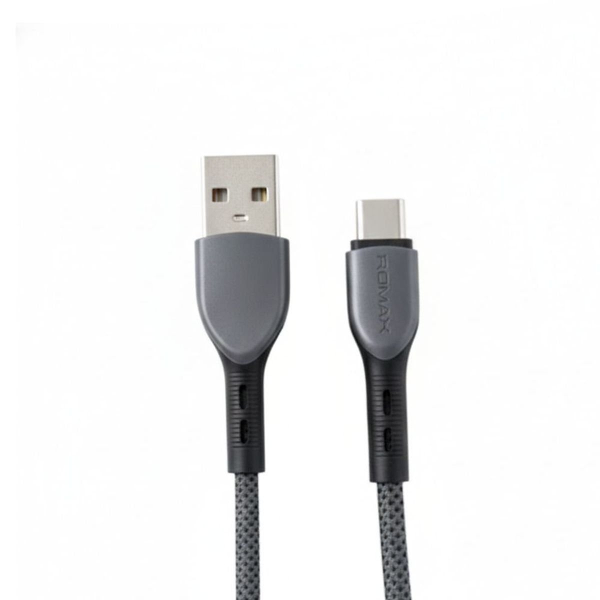 ROMAX - CABLE 6A TIPO USB-A  A USB-C 66W 1 MTS-GRIS